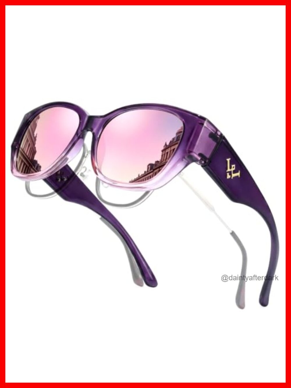 Polarized Fit Over Sunglasses Square Oversized UV400 Driving Outdoor